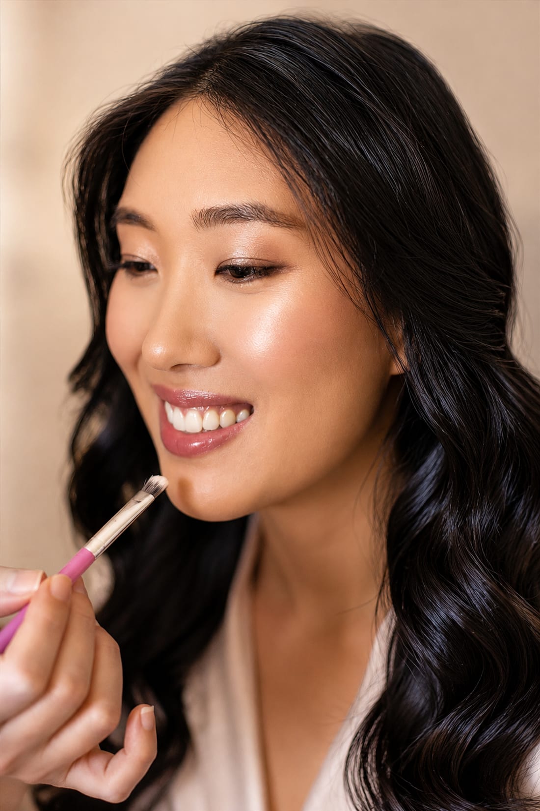 Application du maquillage de mariée, Studio Ayra